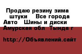 Продаю резину зима 2 штуки  - Все города Авто » Шины и диски   . Амурская обл.,Тында г.